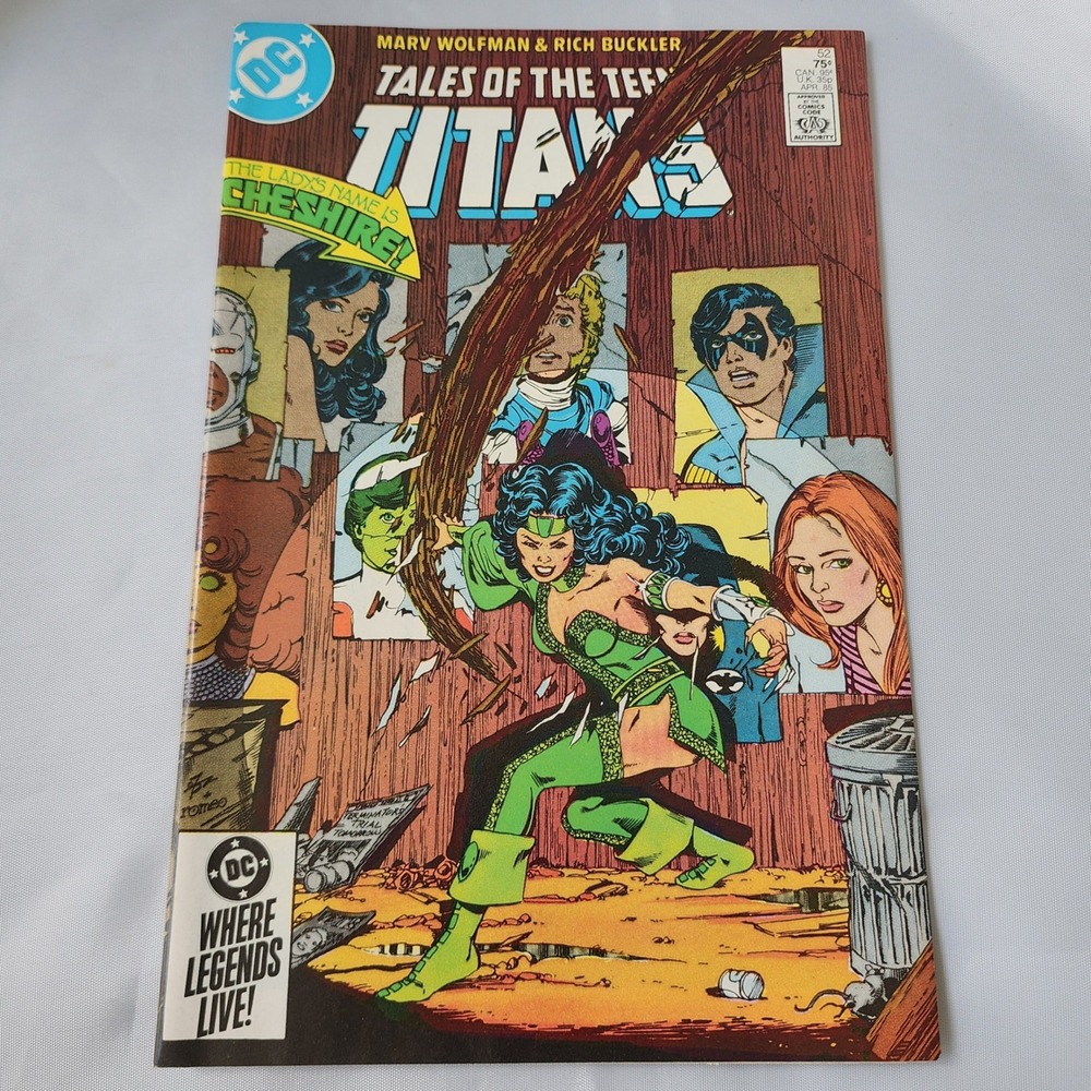 Tales of the Teen Titans #50 April 1985 DC Cheshire Marvel Wolfman FN Vintage